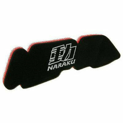 Luftfilter Naraku Dubbla lager, Piaggio, Vespa, Gilera, Aprilia, Derbi - ÖREBRO MC SERVICE